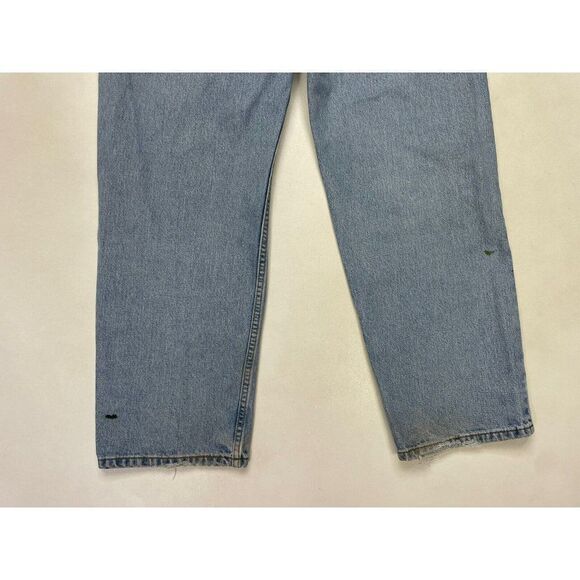VINTAGE Levi's 550 Relaxed Fit Denim Jeans Men Size 35 X 28 Blue Tag Size 36x29 - Picture 8 of 13